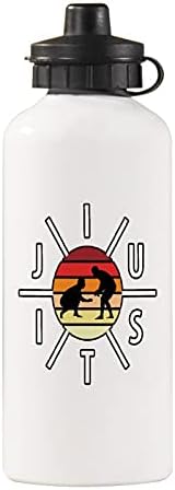 Nudquio Brazil Jiu Jitsu putničke šalice Sportske aluminijske boce s vodom s kapom i sportskim gornjim tiskom za muškarce žene