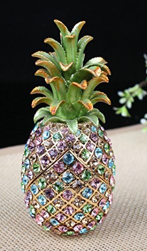 ZNewlook Big ananas u obliku nakita u obliku ananasa Cyrstal Crystals Crystals Triket