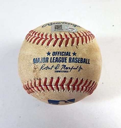 2020 Mil Brewers Pit Pirates Game Upotrijebio je bijeli bejzbol Musgrove Eric Sogard Foul - MLB igra koristila bejzbol