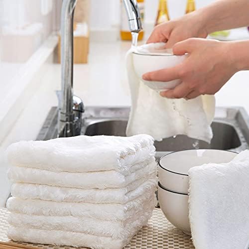 5pcs alati za čišćenje kuhinje zadebljani upijajući krpa za čišćenje tkanine kuhinja ručnik za ručnik za odlaganje krpe