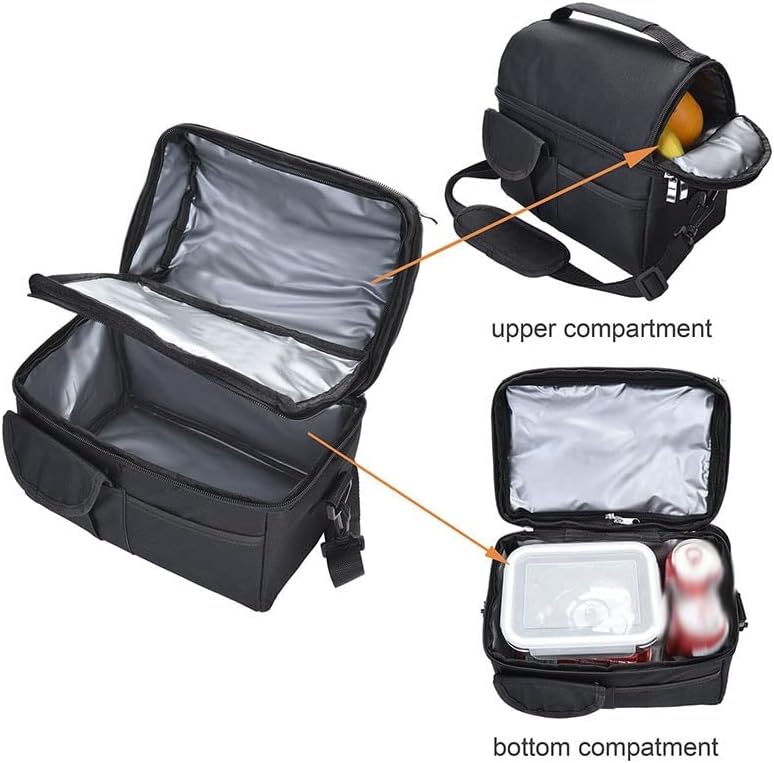 Torba za ručak izolirana termalna vrećica za višekratnu upotrebu za žene i muškarce višenamjenski hladnjak i kutija za zadržavanje