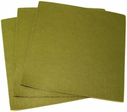 Ljepljiva stražnja samoljepljiva Akrilna tkanina od filca 12 kvadratna zelena mahovina - po listu