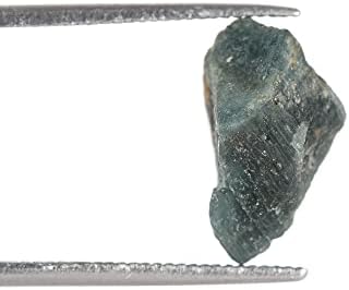 Gemhub 4,80 ct prirodni sirovo zeleni turmalin kamen grubi kristali, izrada omota žica, ljekovita stijena