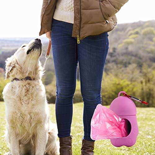 1pc dozator vrećica za pseći izmet prijenosni poklopac vrećice za smeće kutija za odlaganje smeća na otvorenom za višekratnu upotrebu