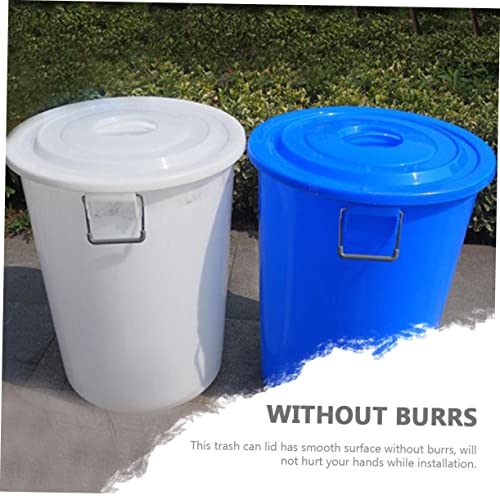 Poklopac kante za smeće različiti plastični spremnici okrugla kutija za smeće bijeli plastični spremnici vanjska kanta za smeće okrugli