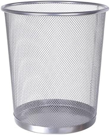 Bucket bucket, Bucket, okrugla metalna mrežasta kanta za smeće bez poklopca za smeće, za kuhinju, spavaću sobu, ured, organizator košara