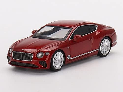 2022 Bentley Continental GT Speed ​​Candy Red Limited Edition na 1200 komada Worldwide 1/64 Diecast Model Car By True Scale Minijature