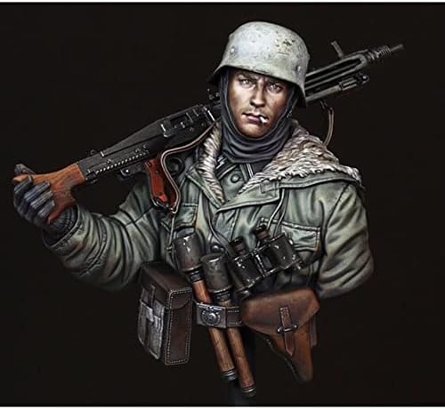 Goodmoel 1/16 Vojni tematski Drugi svjetski rat Njemački vojnički model za smola poprsje/neusmjereni i neobojni vojnik Die Cast Kit/AE-5275