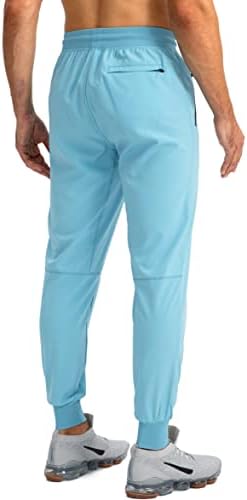 Pudolla muške lagane jogger hlače za vježbanje u teretani za trčanje hlača s džepovima s patentnim zatvaračem za atletske casual