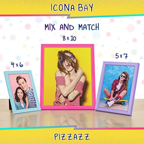 ICONA Bay 8x10 okvir za slike, ružičasto obojena Skandinavski okvir Skandinavski stil za fotografiju, kolekcija pizzazz