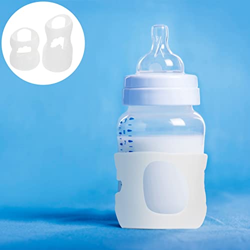 2 bočice za bebe silikonski rukav za bočicu s mlijekom za bebe: 2kom zaštitni poklopac za bočicu za hranjenje, zaštita od pada, rukav