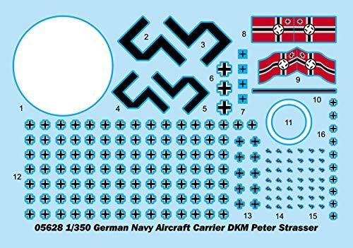 Trubač nosač zrakoplova njemačke mornarice Model brodova