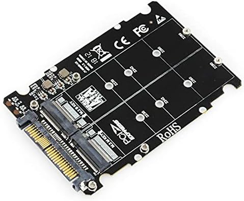 Konektori 2021 M.2 SSD do U.2 Adapter 2IN1 M.2 NVME i SATA-BUS SSD do PCI-E U.2 SFF-8639-