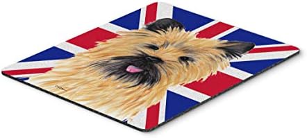 Caroline's Treasures SC9832MP CAIRN TERRIER S English Union Jack British Flag Mouse Pad, Hot Pad ili Trivet, Veliki, višebojan, višebojan