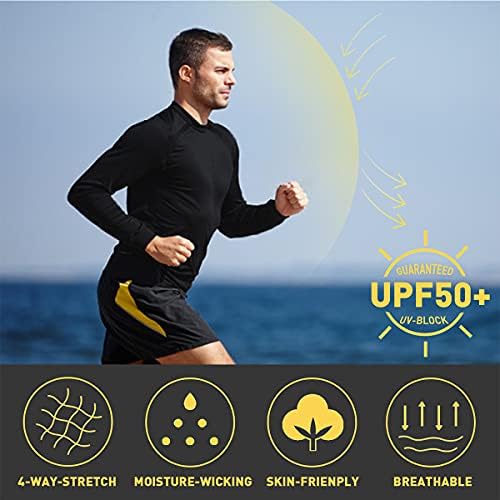 Muške upf 50+ sunčevih košulja dugih rukava UV zaštita brza suha lagana košulja planinarenje ribolovna majica majica