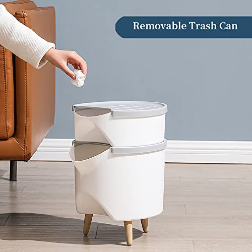 Kuhinjska kanta za smeće izmjenjiva dvoslojna kanta za smeće univerzalna košara za sortiranje od 2,1 galona za dom i kuhinju