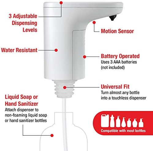 Prva sigurnosna pumpa bez dodira za tekući sapun za ruke i sredstvo za čišćenje ruku