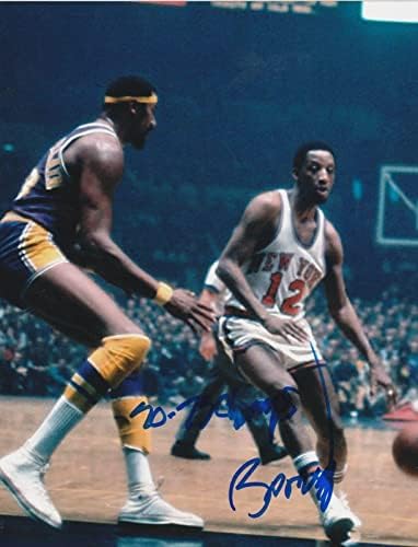 Dick Barnett New York Knicks 70-73 Action Action potpisan 8x10 - Autografirane NBA fotografije