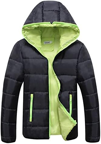 Uofoco jakne za Wen jesen zimska čvrsta boja Zip Up Predimenzionirana topla jakna Paketira muški lagani kaput