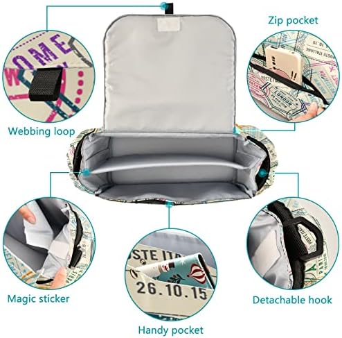 Sinestour Travel Marking Organizator Visa kolica s držačem čaše Univerzalne kolica Organizator torba odvojiva kolica za kolica za kolica