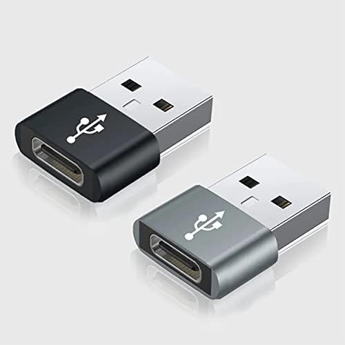 USB-C ženka na USB muški brzi adapter kompatibilan s vašim Dell XPS 15 9560 za punjač, ​​sinkronizaciju, OTG uređaje poput tipkovnice,