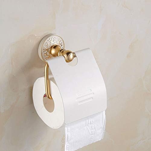 Držač toaletnog papira, sa zidnim nosačem za poklopac, dozator maramica u jednom kolutu, za dom, kuhinju, kupaonicu i ured