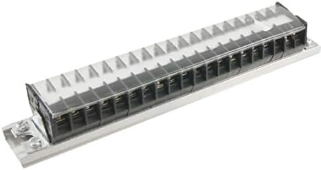 X-DREE 660V 15A aluminijskim dnom DIN-reiki 20-smjerna spiralno клеммная plank (660 ν 15A Aluminijska kontakt Carril DIN 20 odredbi