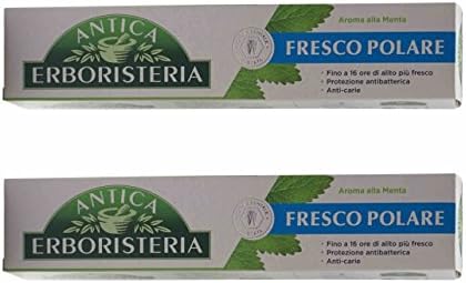 Antica erboristeria: Osvježavajuća pasta za zube Fresco Polare - 2,5 cijevi za tekućine [talijanski uvoz]