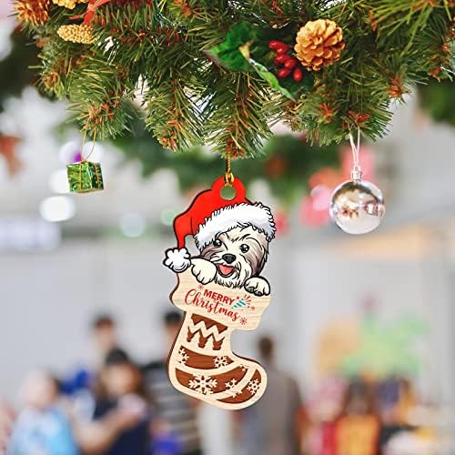 Kreativni privjesak ukrašavanje božićnog drvca privjesak božićno drvce ukras privjesak božićni šarm božićne košare sa svjetlima