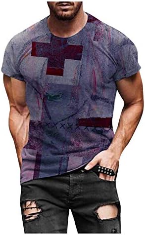 Xxbr majice za muškarce gumb kratkih rukava dolje povremeni modni tiskani retro ribolovni grafičke majice