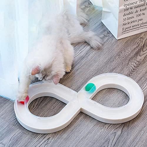 OALLK CAT igračka kugla kućna ljubimca igračka mačka igračke inteligencije igraju diskove tragovi za gramofonske lopte interaktivni