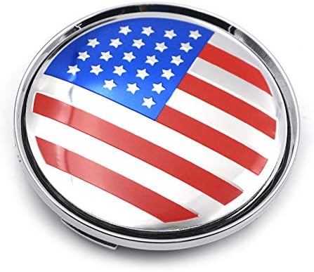 4pcs US amblem američke zastave poklopci za automobile za središte kotača 63mm glavčine za dodatke za izmjenjivi pribor za slaganje