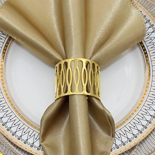 Asuvud šupljina držača prstenova za salvete za svadbenu božićnu večeru dekor