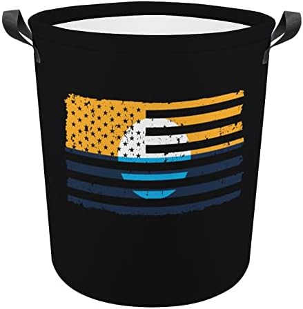 Američka zastava miluoki košara za rublje sklopiva košara za rublje torba za odlaganje rublja s ručkama
