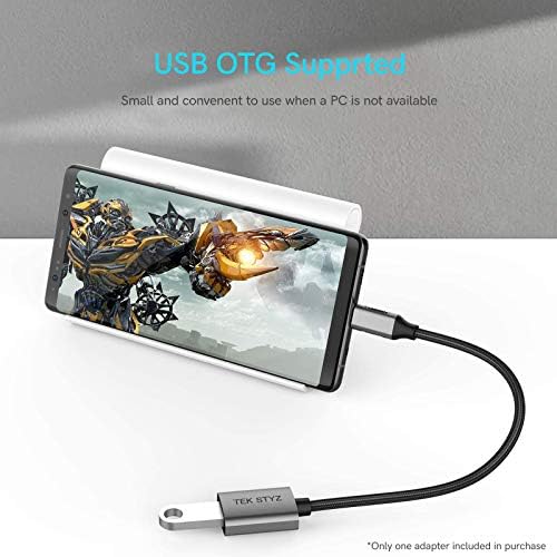 TEK STYZ USB-C USB 3.0 adapter kompatibilan s vašim HTC One M9 Plus OTG Type-C/PD muški USB 3.0 ženski pretvarač.