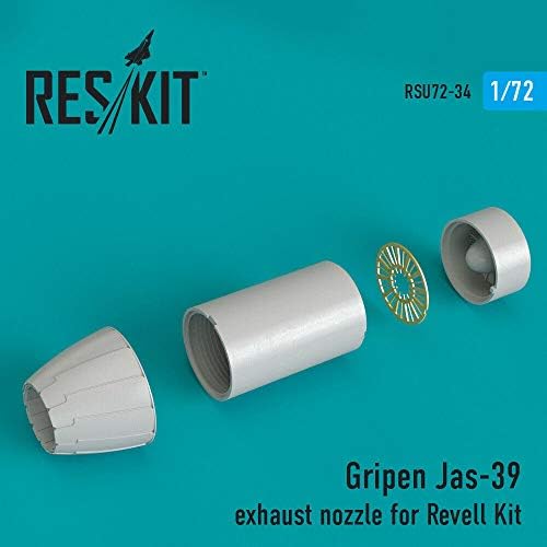 Reskit RSU72-0034-1/72 Gripen JAS-39 Ispušna mlaznica za Revell komplet Scale Sus Detal Kit