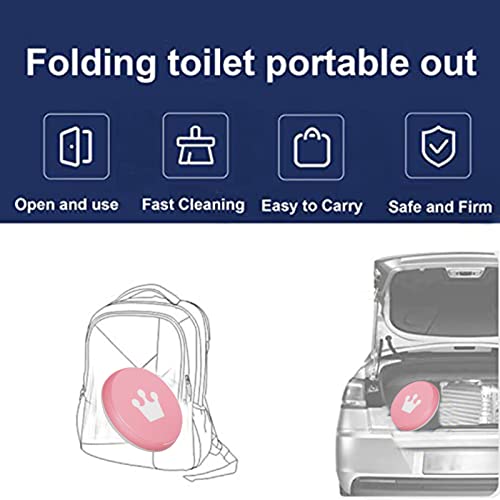 Travel Potty ， Toddler Travel Potty ， prijenosni mališani lončar ， putničke loške sklopive ， mališani putnički toalet za savijanje