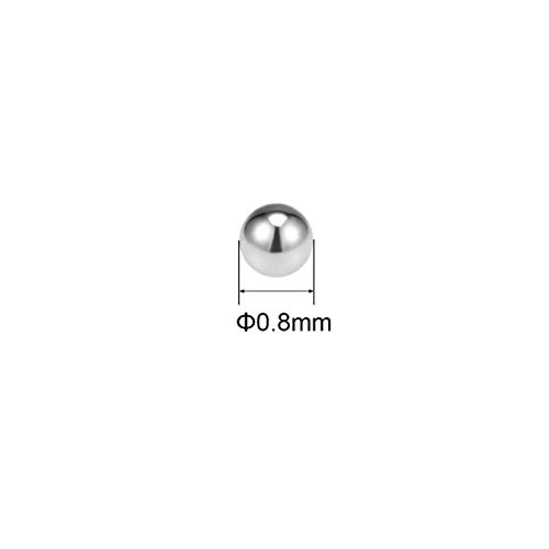 UxCell 0,5 mm kuglice ležaja 304 Precizne kuglice od nehrđajućeg čelika 1000pcs