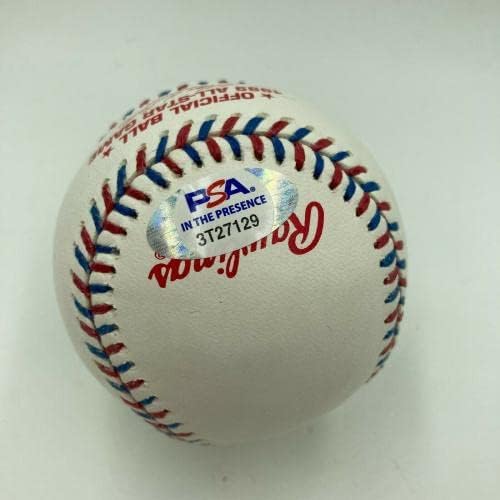 Randy Johnson Cy Young 17-9 364K 2,48 ERA potpisana bejzbol PSA DNK naljepnica - Autografirani bejzbol