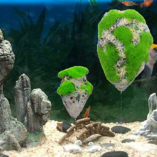 Stimulacija srčanog zvučnika smola plutajuća mahovina kamene ribe ukras ukras krajolika akvarij dekor s
