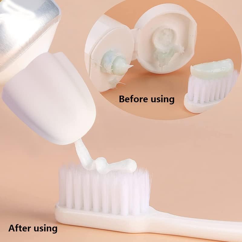 Čepovi za zubnu pastu za zube, silikonski čepovi za samozatvaranje, poklopci za sok za višekratnu upotrebu za dozator zubne paste bez