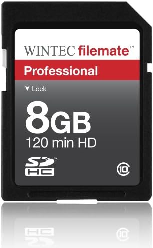 8 GB memorijske kartice klase 10 s brzinom od 20 MB/s. najbrža kartica na tržištu za kameru od 8 do 550 do 165. Uključen je besplatni