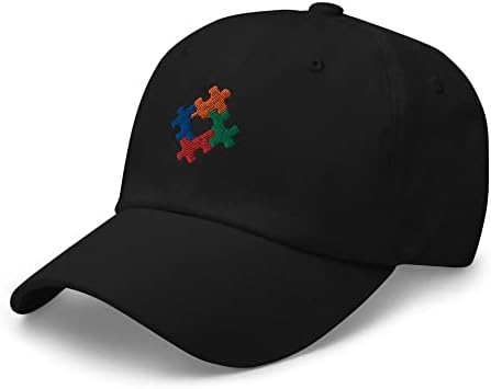 Autizam vezeni tati šešir, zagonetka za podizanje svijesti o autizmu