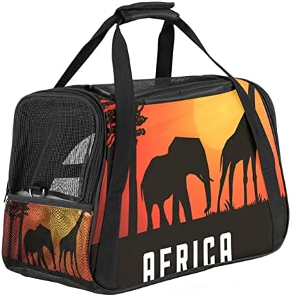 Nosiljka za kućne ljubimce Slon i žirafa u Africi mekani bočni nosači za kućne ljubimce za Corgi mačke pse br prijenosna sklopiva torba