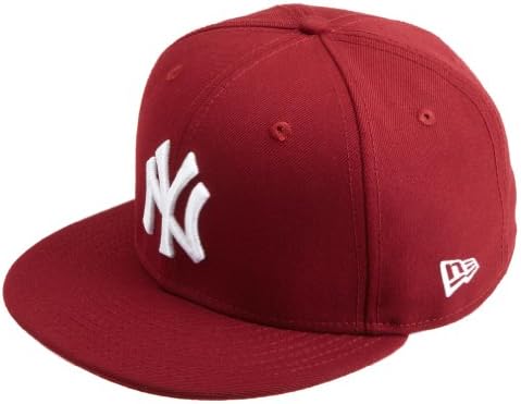 MLB New York Yankees League Basic Cap, Red, 6 3/4