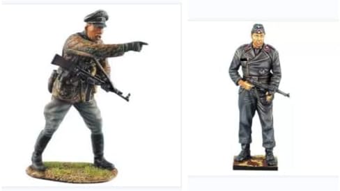 1/35 Minijaturni model smole vojnika WWII Njemački vojnički Model Model komplet Unsested i neobojeni dijelovi smole （2 osobe）