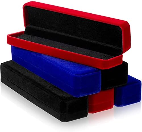 Mtlee Velvet zaslon kućišta za skladištenje nakit Ogrlica za narukvice kutije Purpul Crveno crno baršun kutije za nakit nakit Presentni