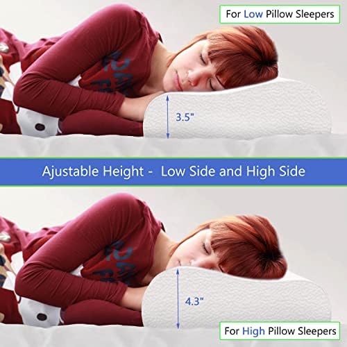 Jastuci za ublažavanje pjene za ublažavanje bolova, jastučni jastuk za vrat konturnog jastuka za poboljšanje spavanja udoban ergonomski