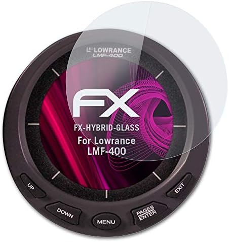 ATFOLIX plastični stakleni zaštitni film kompatibilan s lowrance LMF-400 staklenim zaštitnikom, 9h hibrid-stakleni fx stakleni zaslon