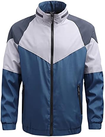 Muška Casual Sportska dukserica s patentnim zatvaračem dugih rukava jakna s kapuljačom kaput moderna opremljena gornja odjeća široka